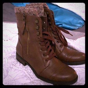 Brown boots